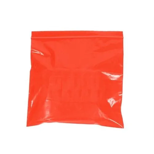 3" x 5" - 2 mil Red Reclosable Poly Bags