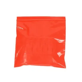 9" x 12" - 2 mil Red Reclosable Poly Bags