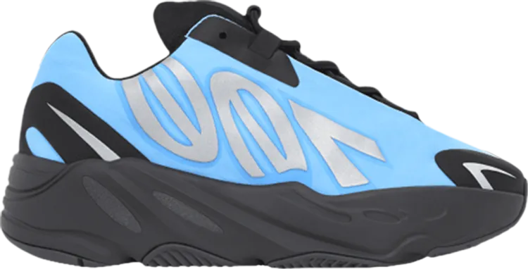 Adidas Yeezy Boost 700 MNVN Kids 'Bright Cyan' Sneakers, Blue