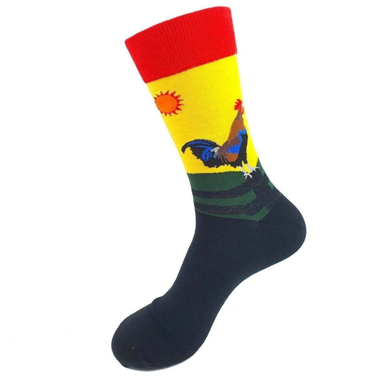 Animal Socks Sunrise Rooster