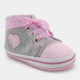 Baby Girls Shoes B332 -GREY