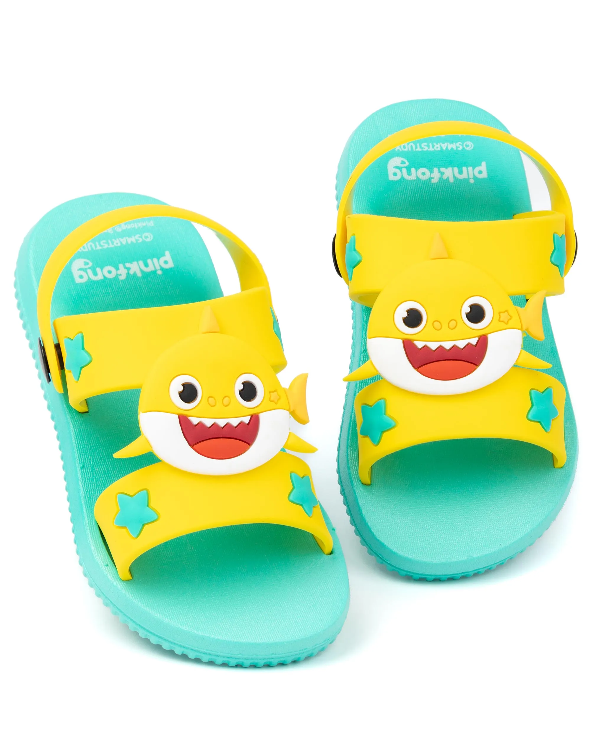 Baby Shark Kids Yellow Summer Slider Sandals