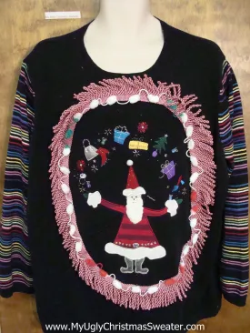 Best Juggling Santa Ugly Christmas Sweater