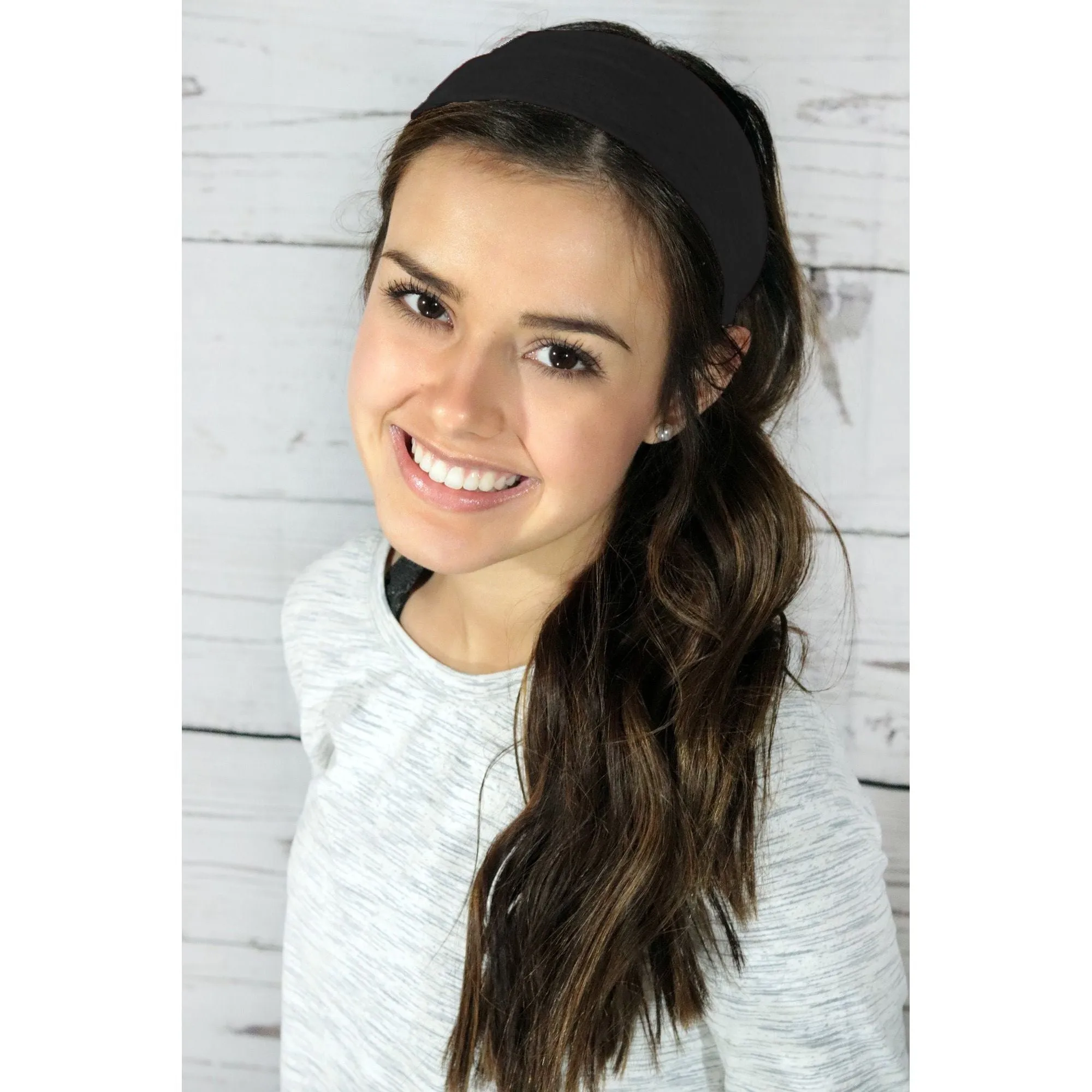 Black Cotton Headband