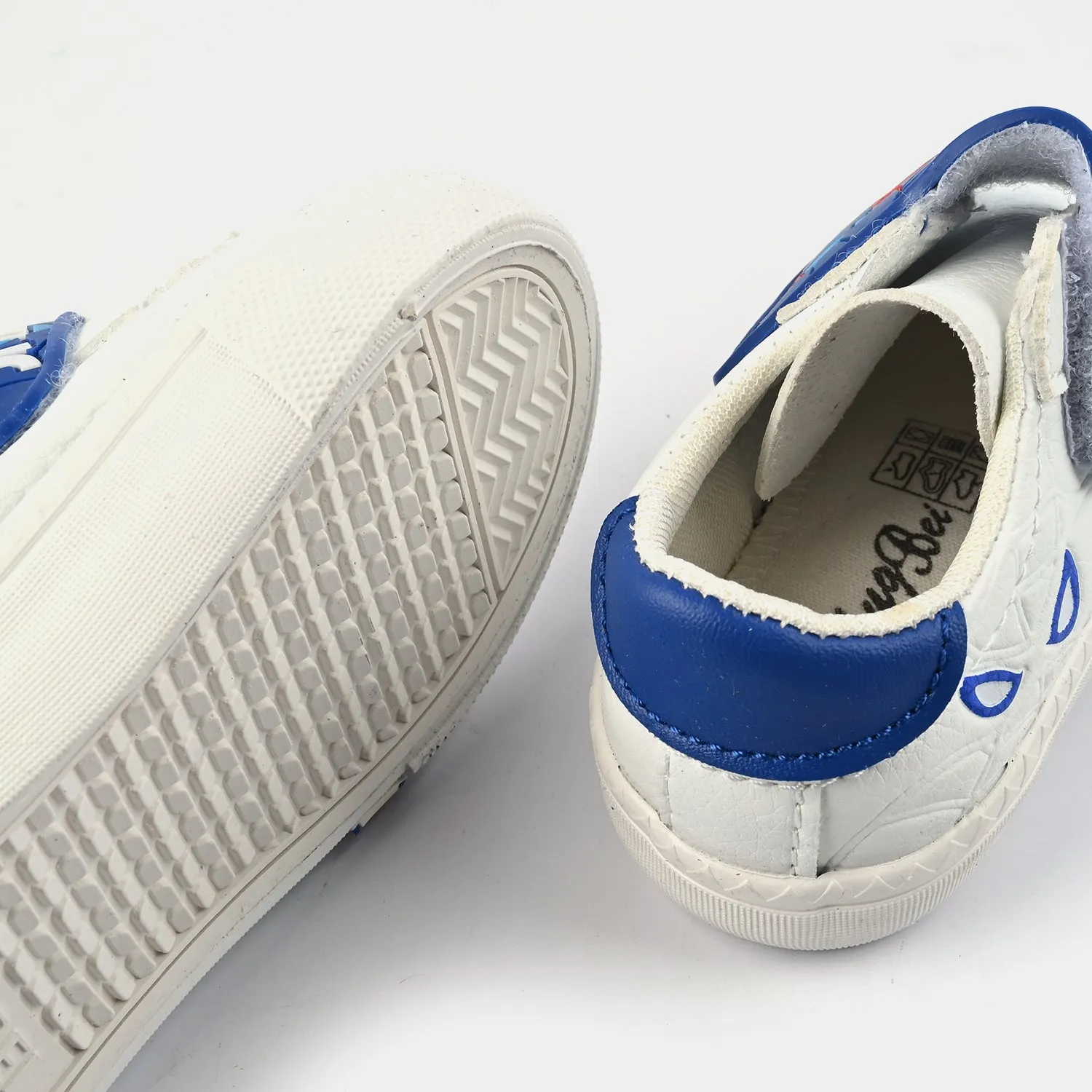 Boys Sneaker BB052-White/Blue