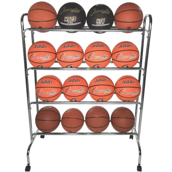 Champion Sports Powder-Coated Ball Cart