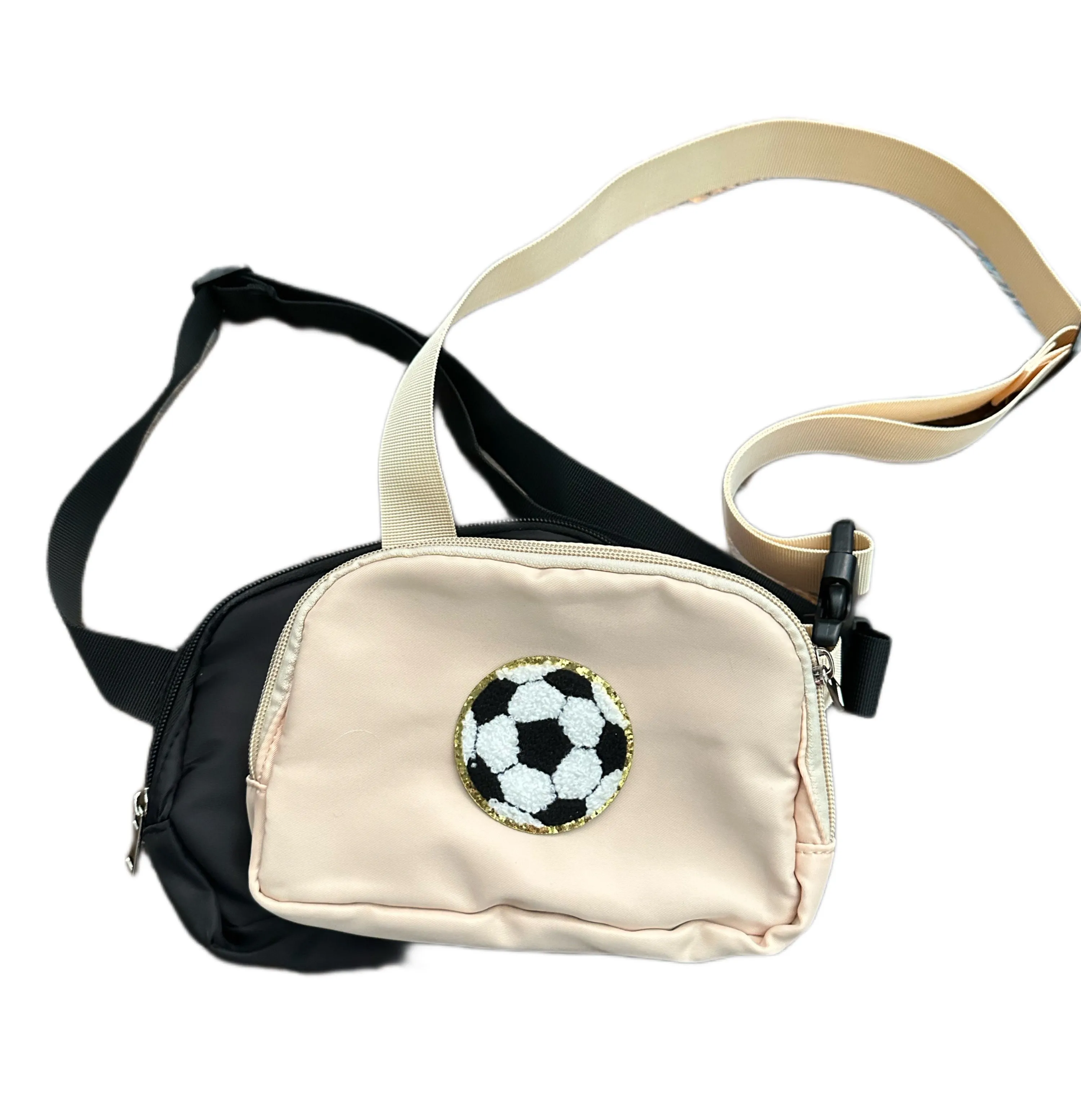 Chenille Patch Fanny/Crossbody Sports Purse