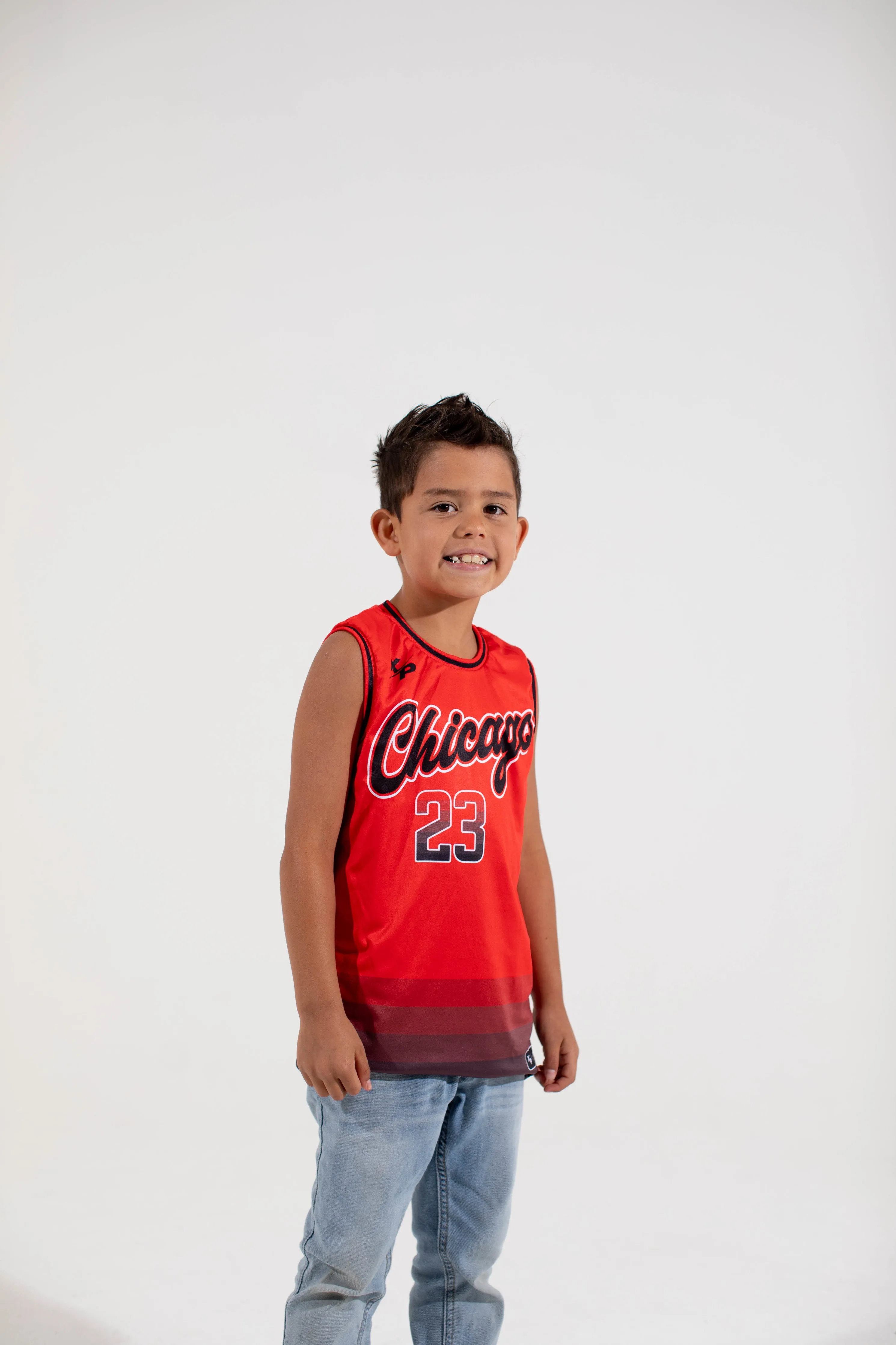 Chicago Reversible Basketball Jersey in Red