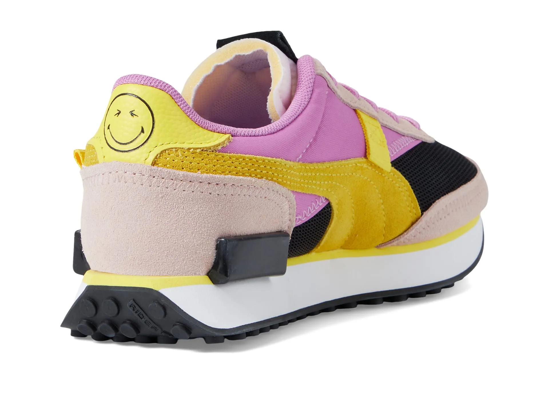 Children's sneakers Puma Future Rider Smileyworld, black-pink