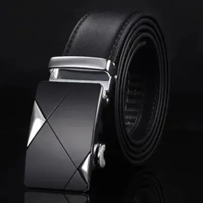 [DWTS]Genuine Leather Belts for Men Automatic Male Belts Cummerbunds Leather Belt Men Dropshipping Black Belts Cinturon Hombre