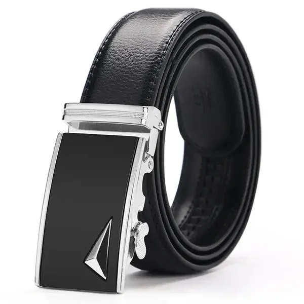 [DWTS]Genuine Leather Belts for Men Automatic Male Belts Cummerbunds Leather Belt Men Dropshipping Black Belts Cinturon Hombre