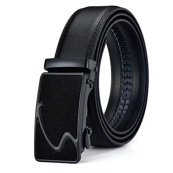 [DWTS]Genuine Leather Belts for Men Automatic Male Belts Cummerbunds Leather Belt Men Dropshipping Black Belts Cinturon Hombre