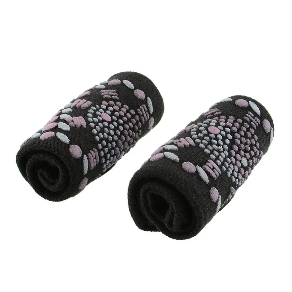 Far Infrared Tourmaline Dotted Cotton Blend Socks