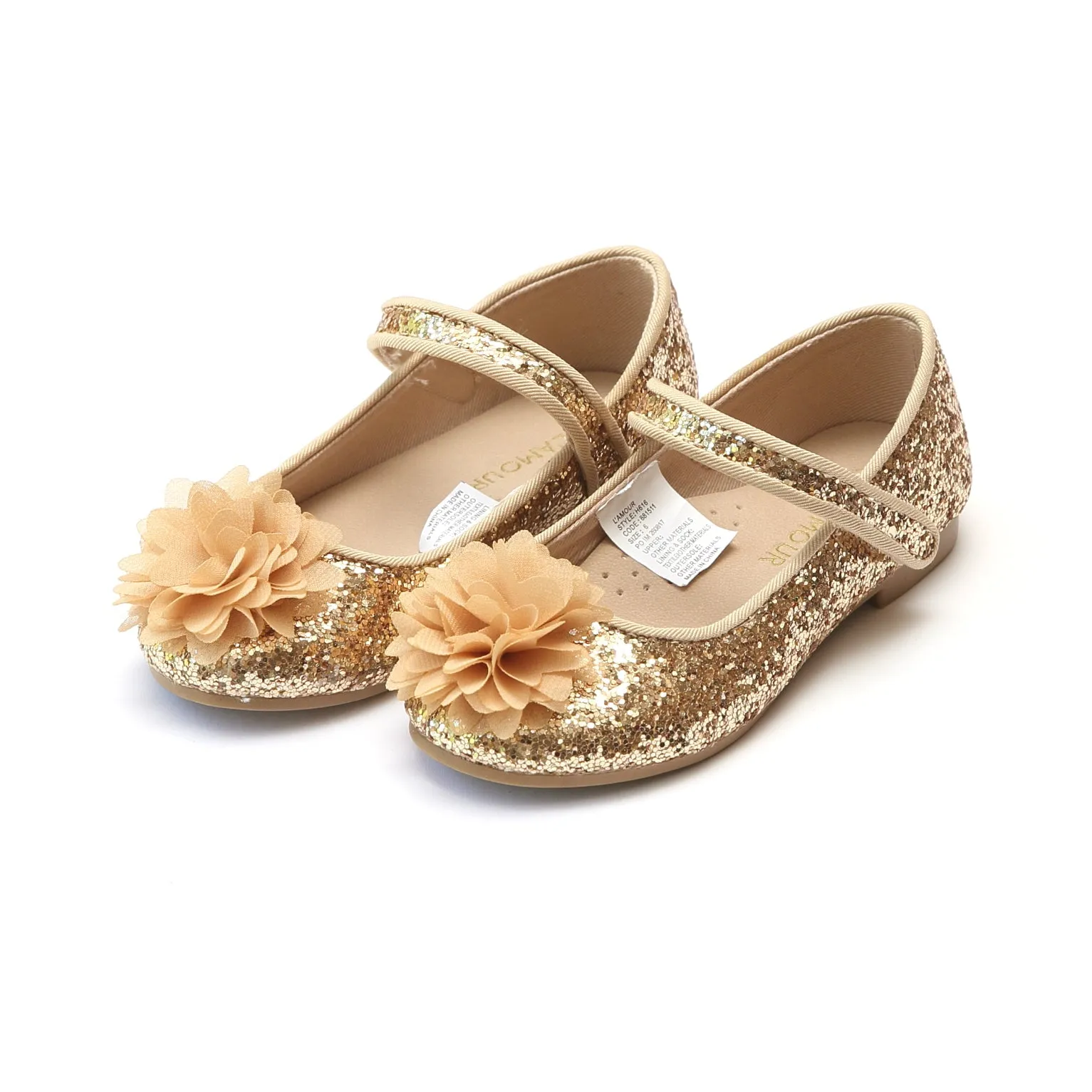 Flats Glitter Flower | Alice