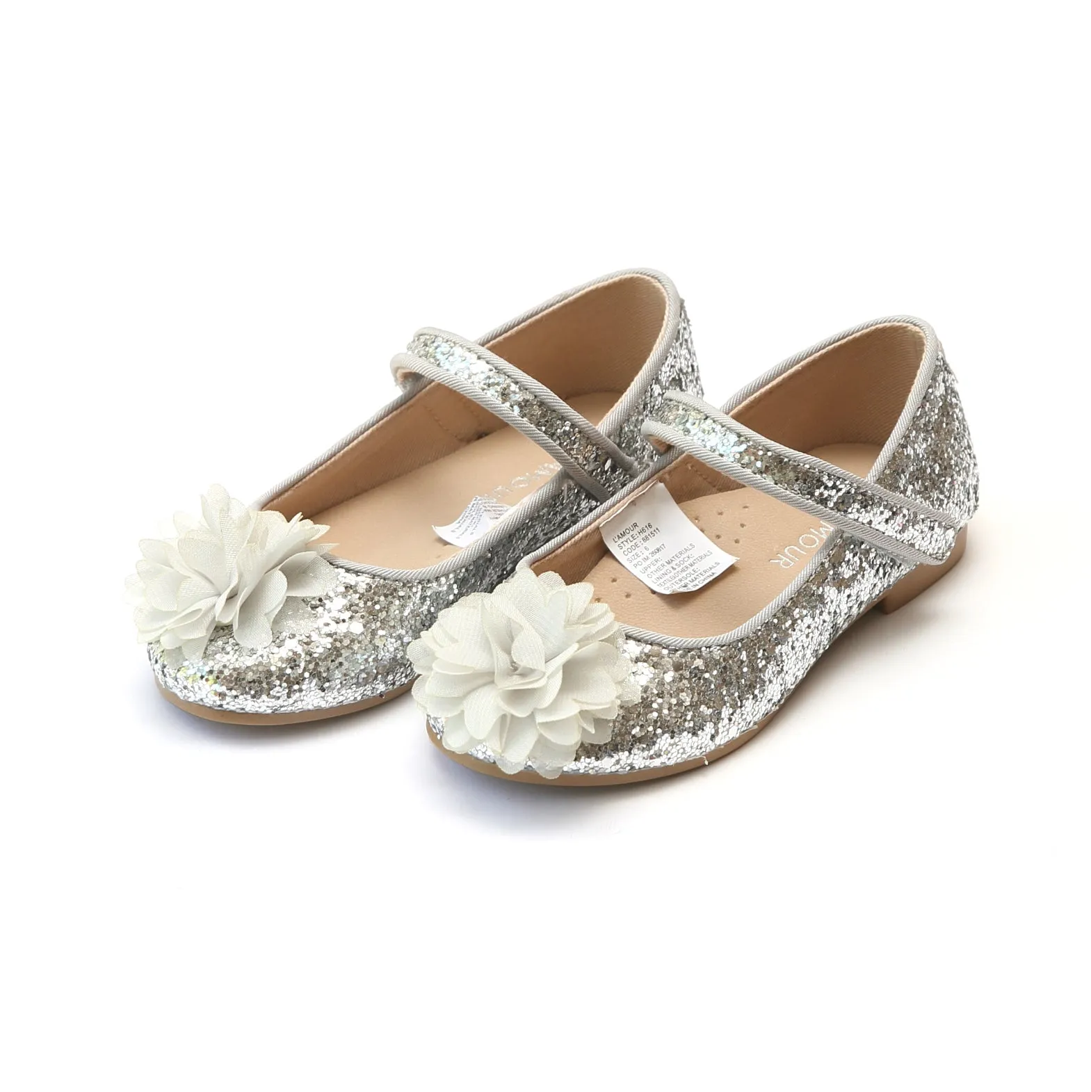 Flats Glitter Flower | Alice