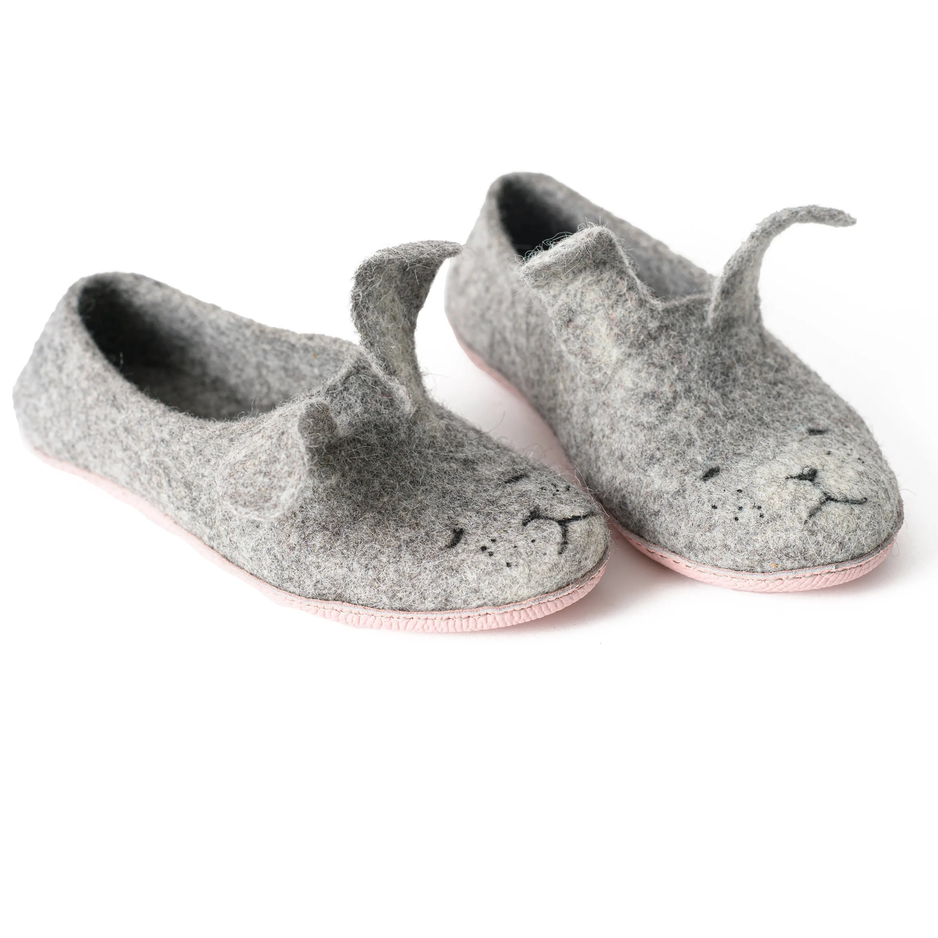 Grey Bunny Slippers Youth (Eu 30/39)