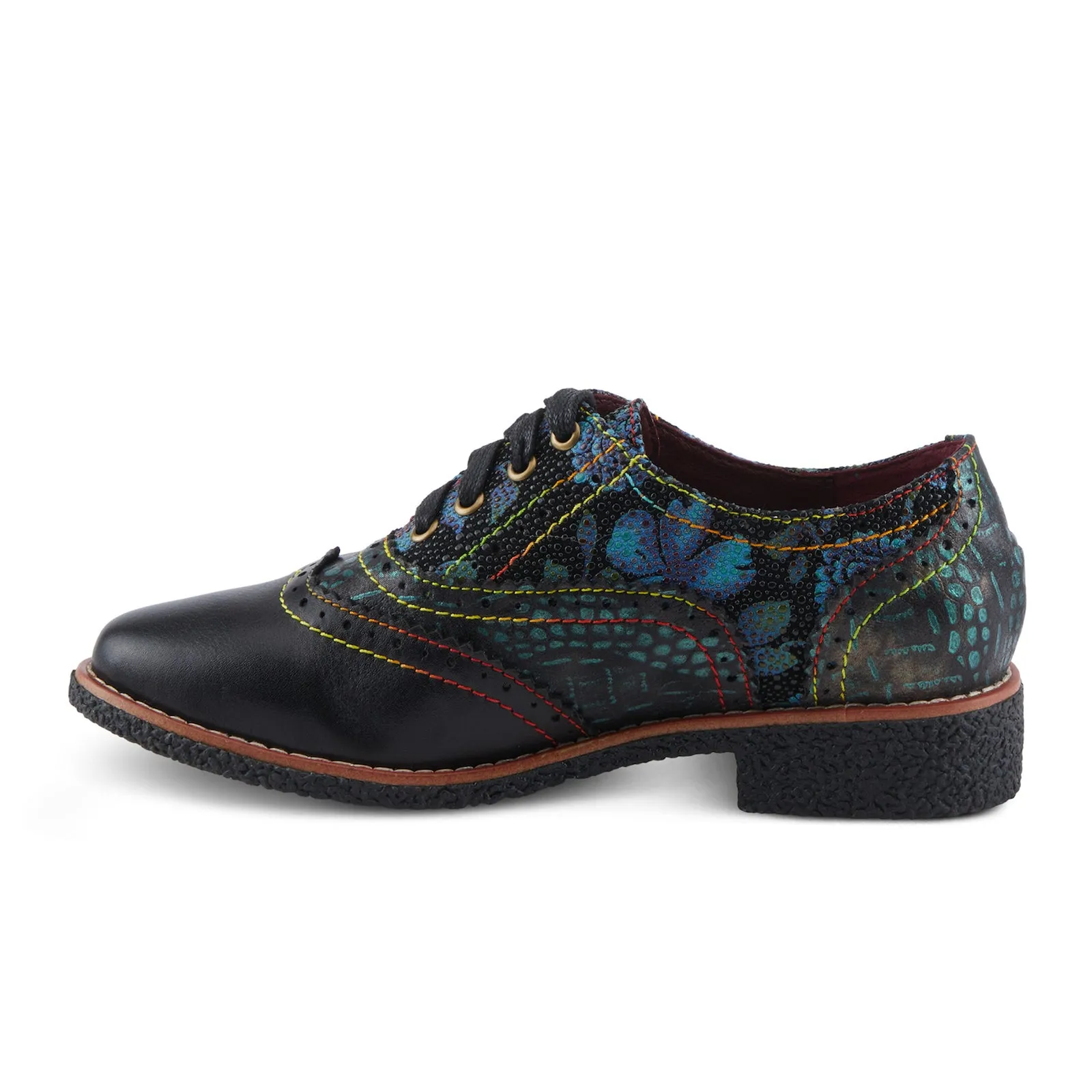 L'Artiste Muggiasti-Dot Oxford (Women) - Black Multi