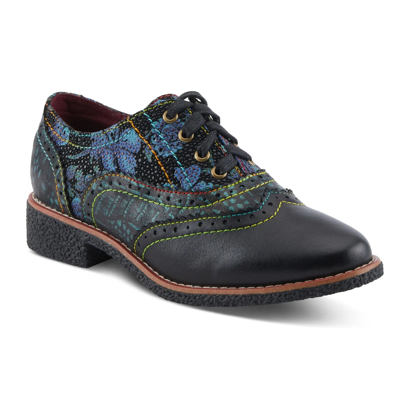 L'Artiste Muggiasti-Dot Oxford (Women) - Black Multi