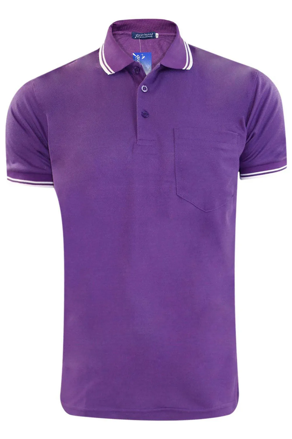 Mens Tip Polo Shirt - 4 Pack