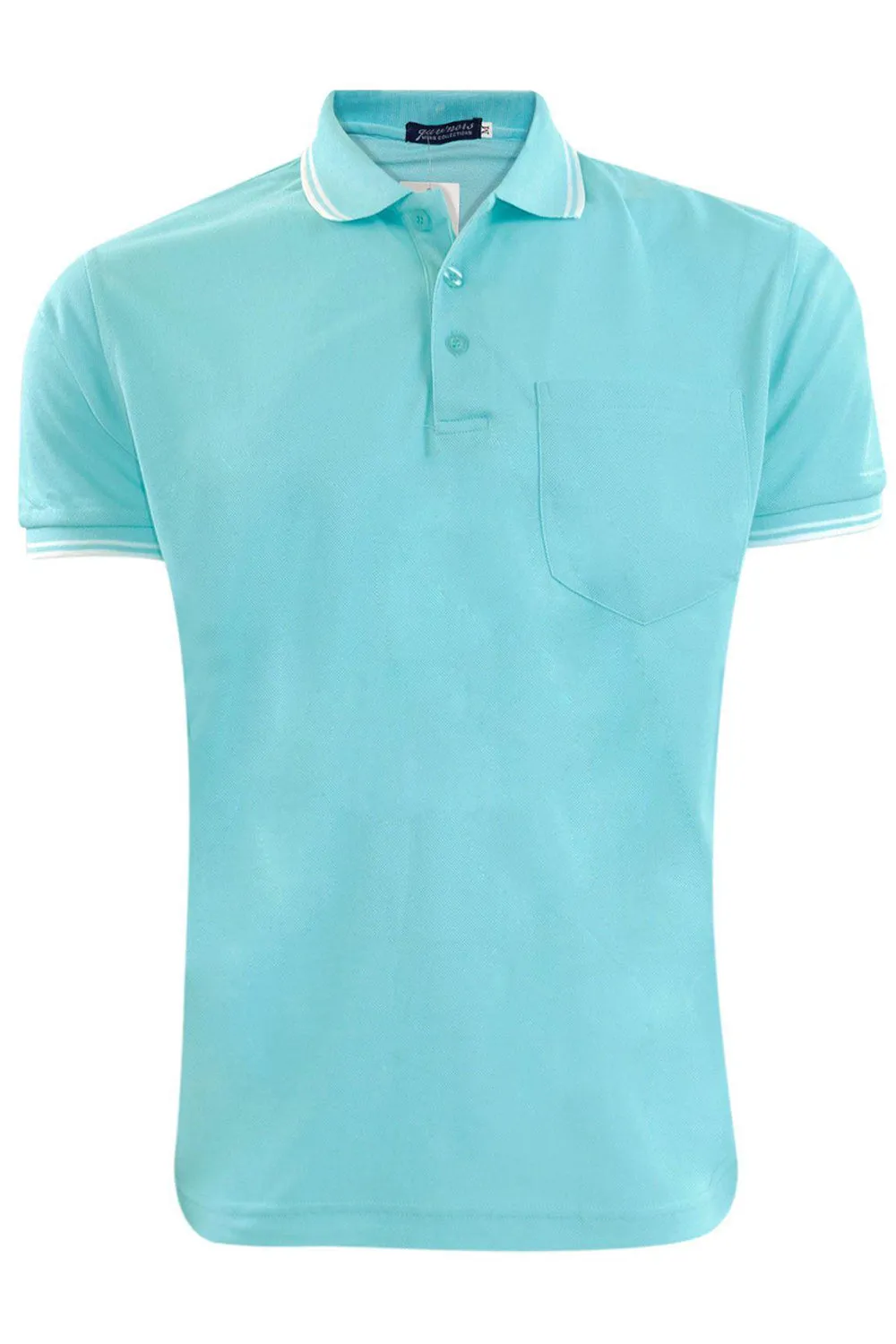 Mens Tip Polo Shirt - 4 Pack