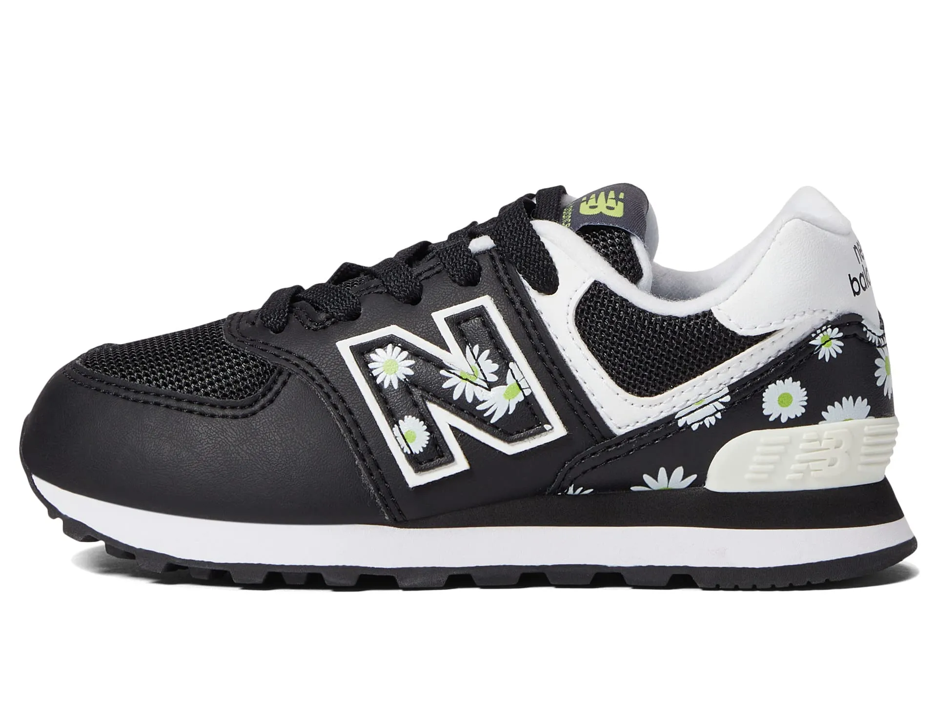 New Balance 515 children's sneakers, black/green