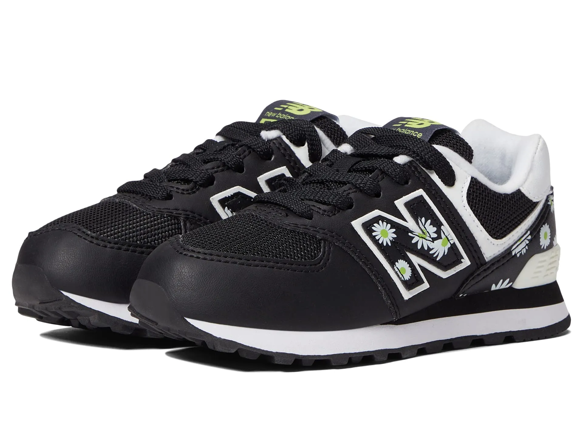 New Balance 515 children's sneakers, black/green