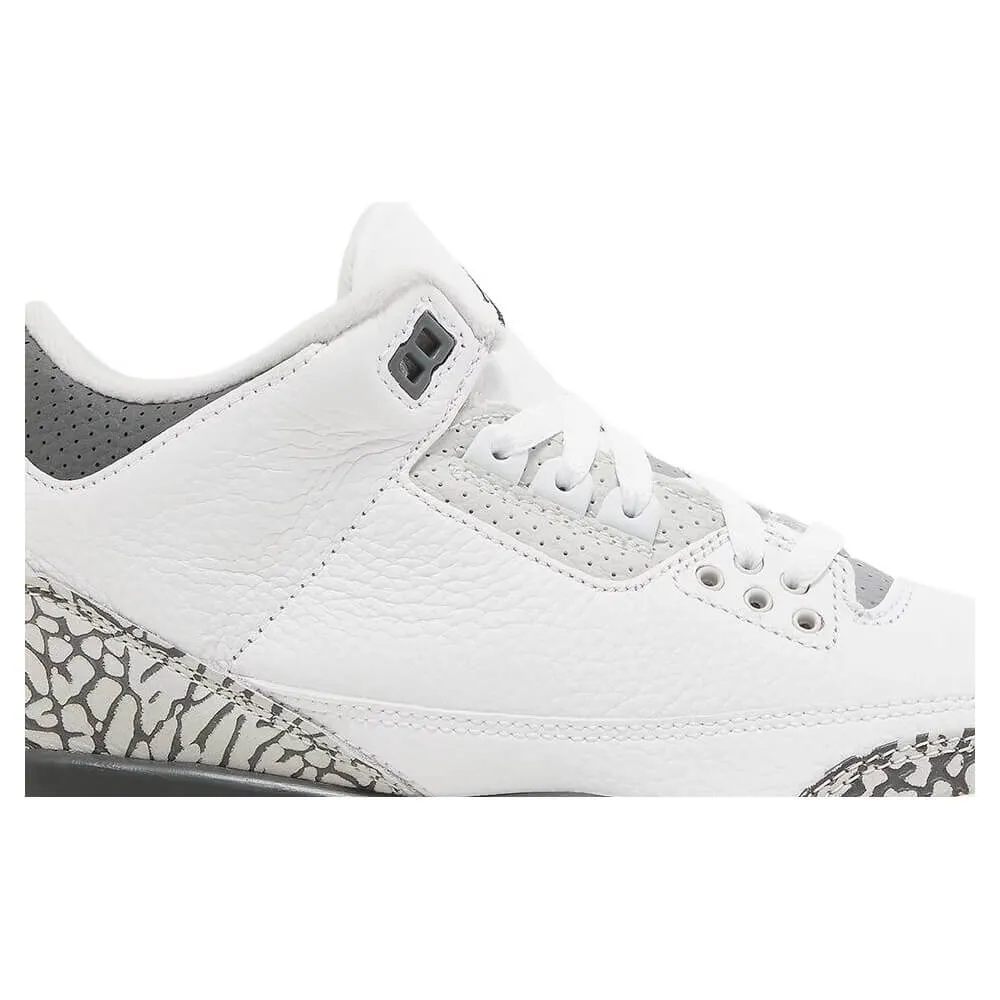 Nike Air Jordan 3 Retro GS Hide N' Sneak, White/Grey