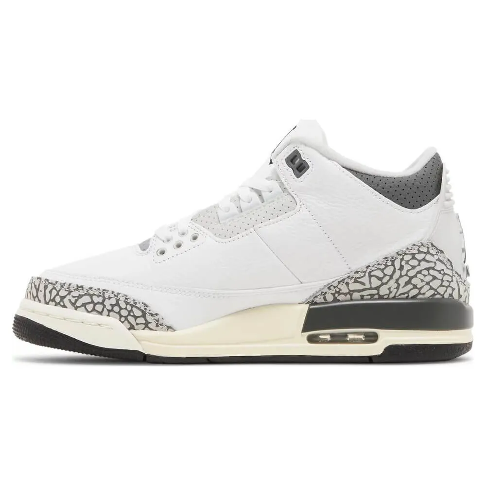 Nike Air Jordan 3 Retro GS Hide N' Sneak, White/Grey