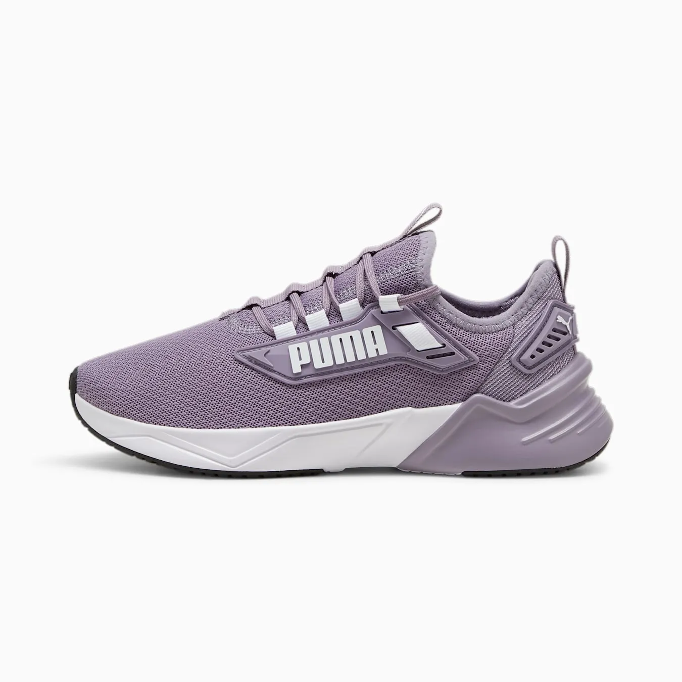 PUMA WOMEN'S RETALIATE PLUM/WHITE RUNNING SHOES