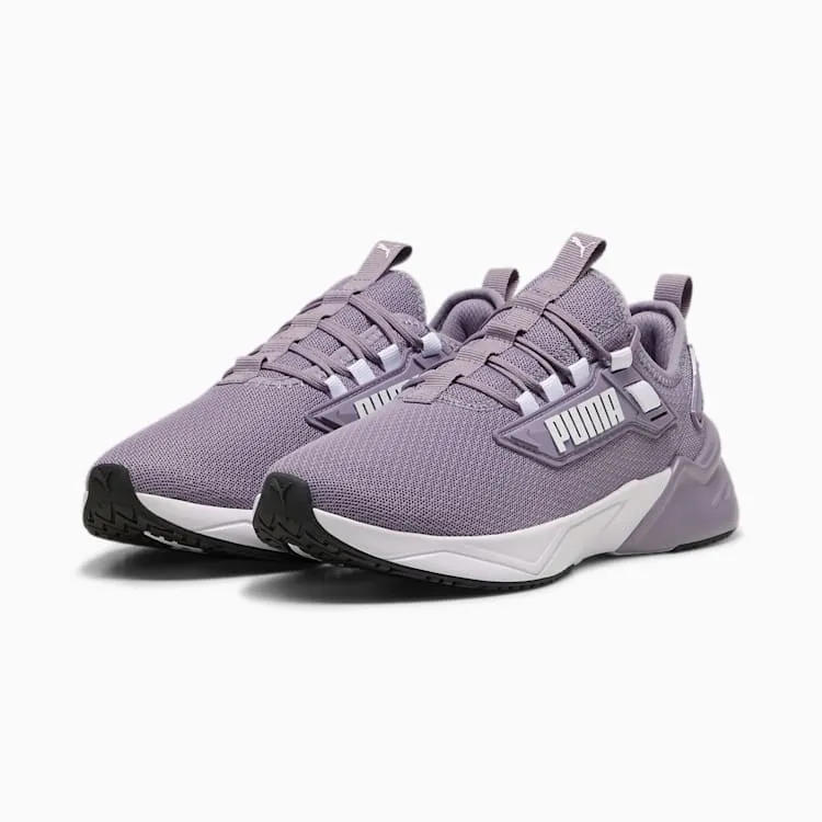 PUMA WOMEN'S RETALIATE PLUM/WHITE RUNNING SHOES