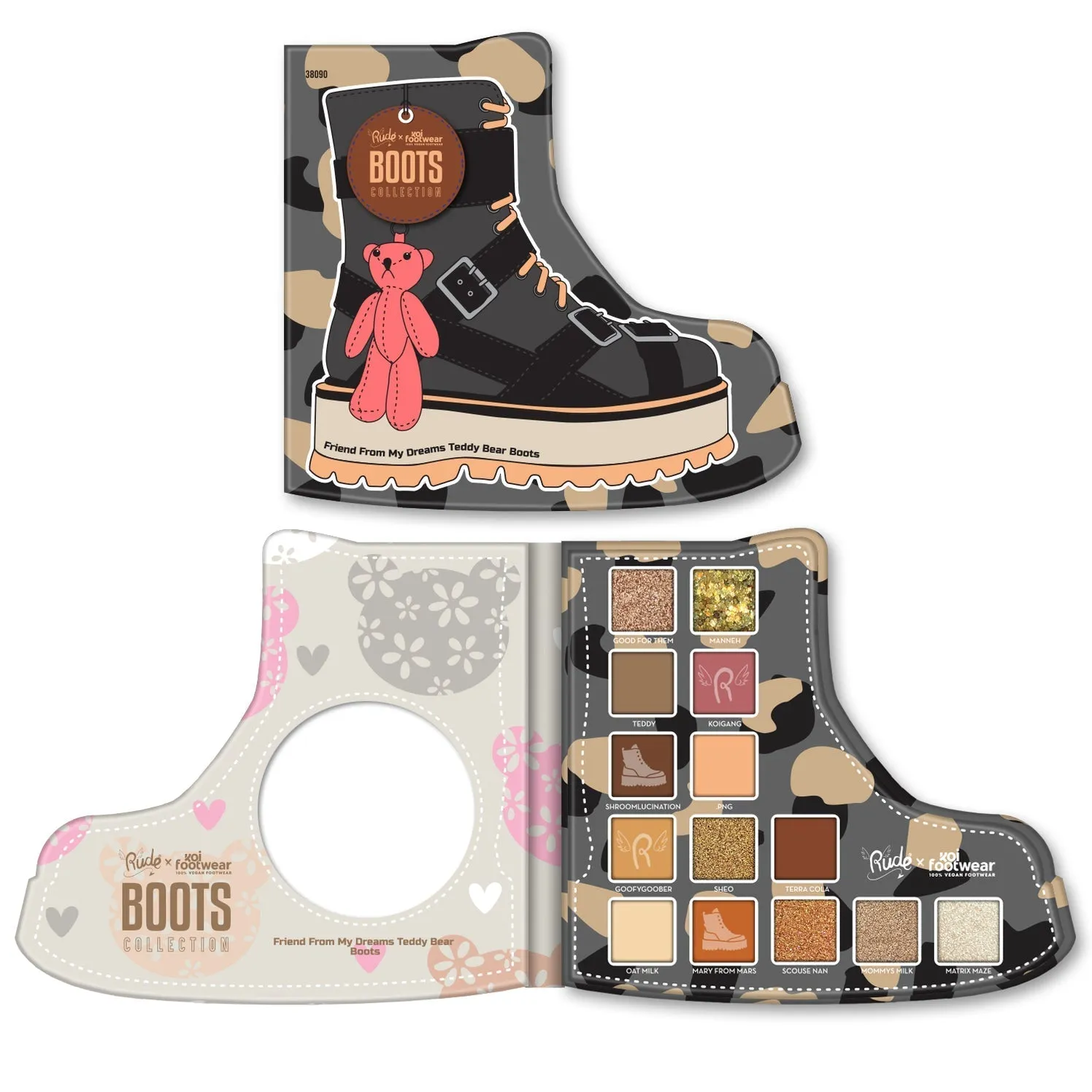 RUDE X KOI FOOTWEAR Boots Collection - Friend From My Dreams Teddy Bear Boots