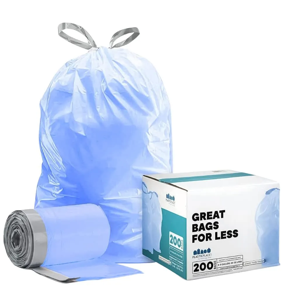 Sample of - 10 Gallon Simplehuman®* Compatible Blue Trash Bags Code K