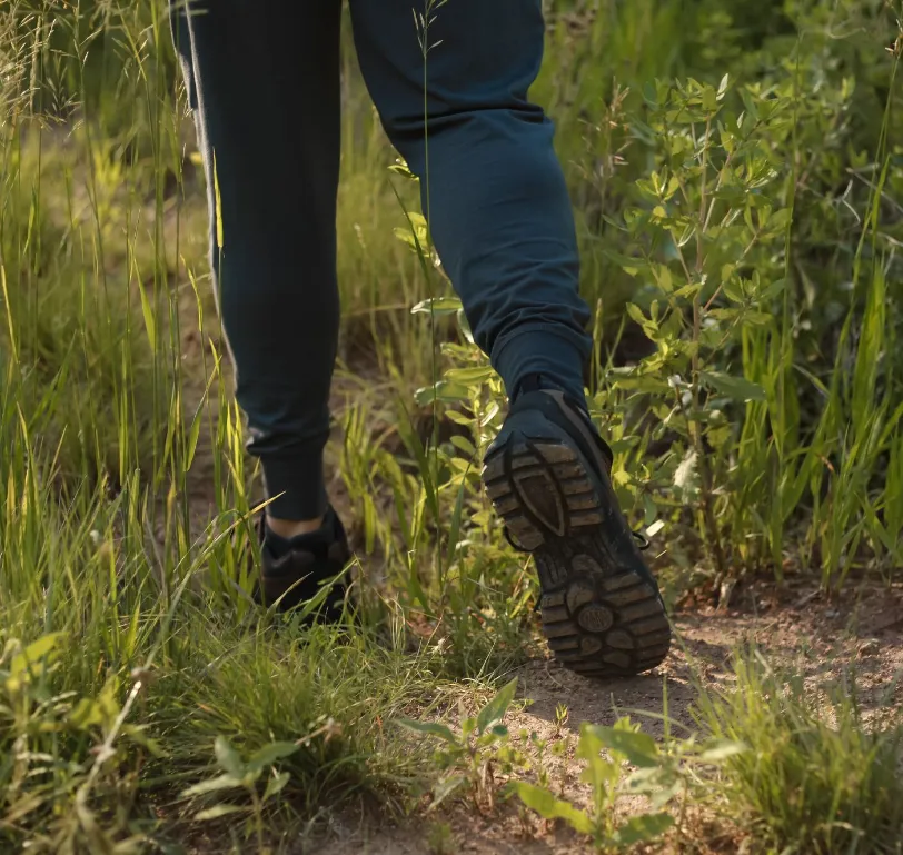 Trail Shoe • Jesse Brown Leather & Black Mesh