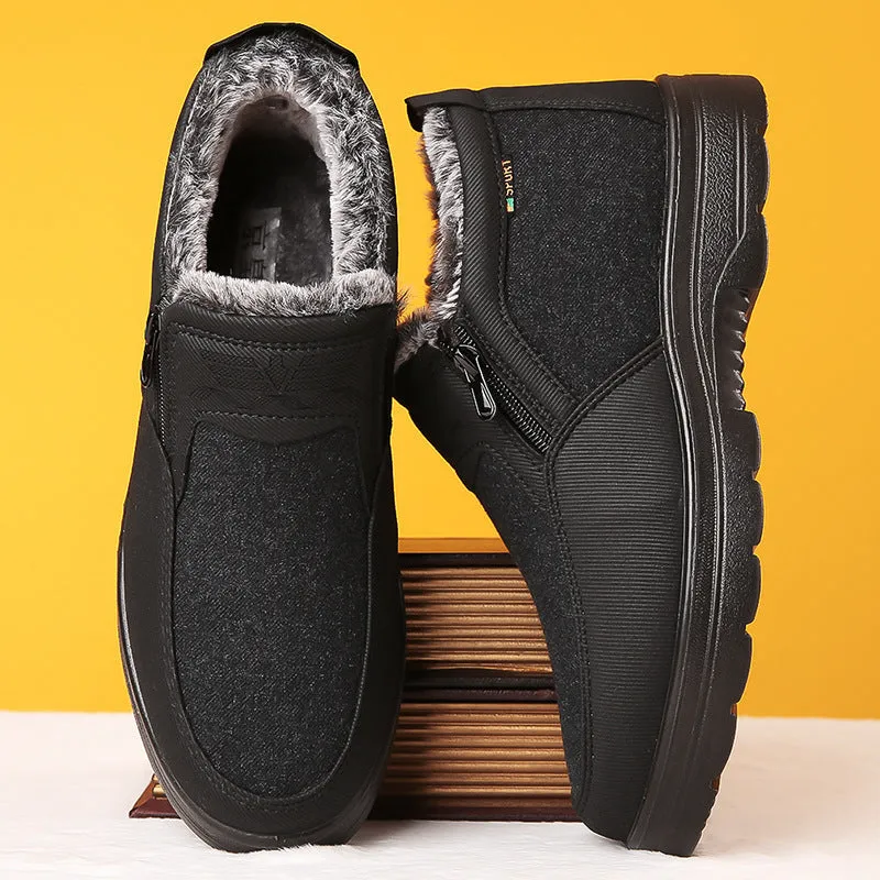 Winter Old Beijing Cloth Shoes Men