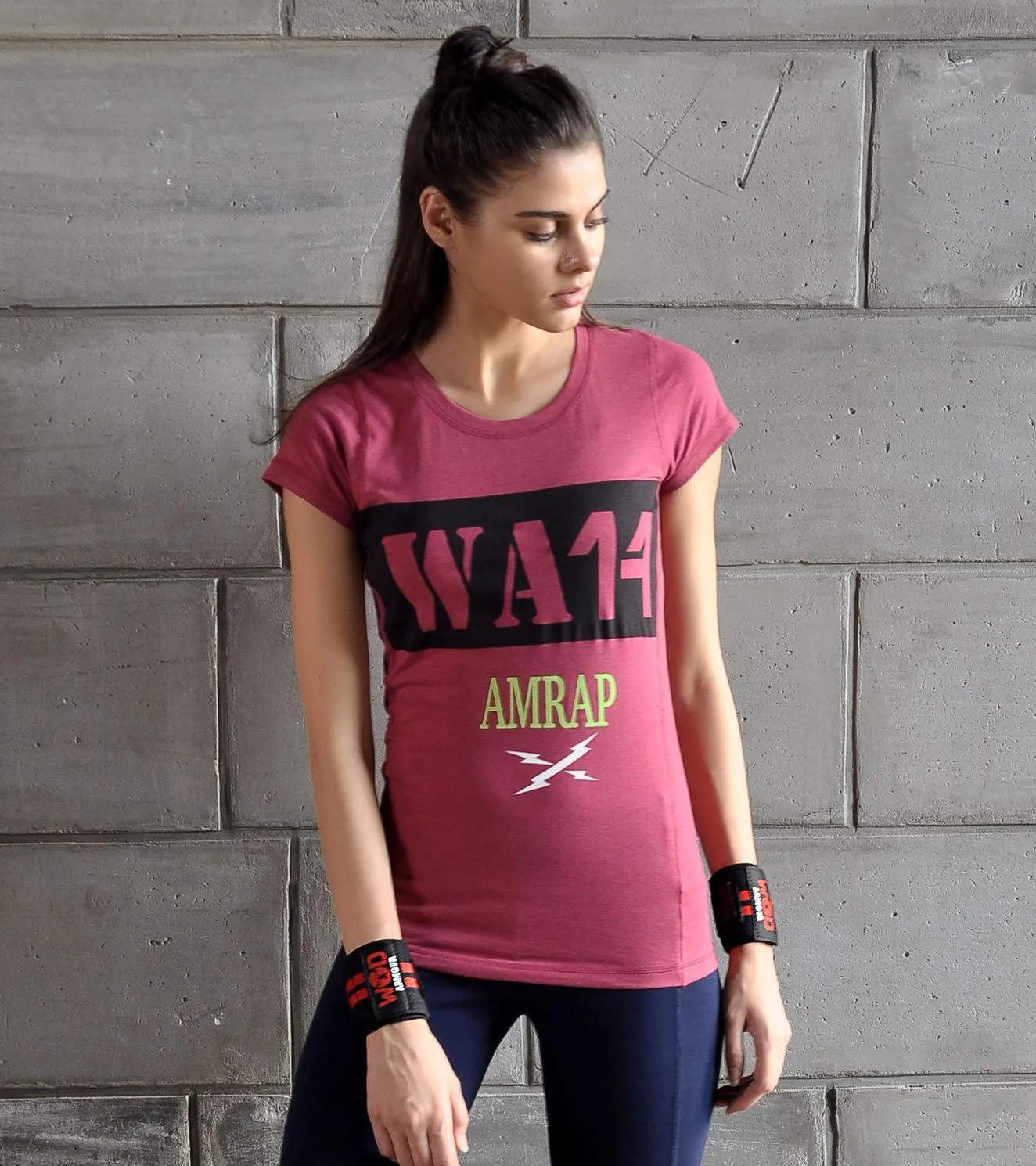 Women's  Amrap Training T-shirt (Brick Red)