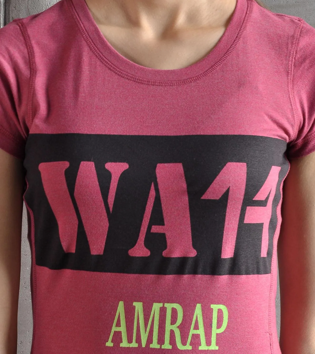 Women's  Amrap Training T-shirt (Brick Red)