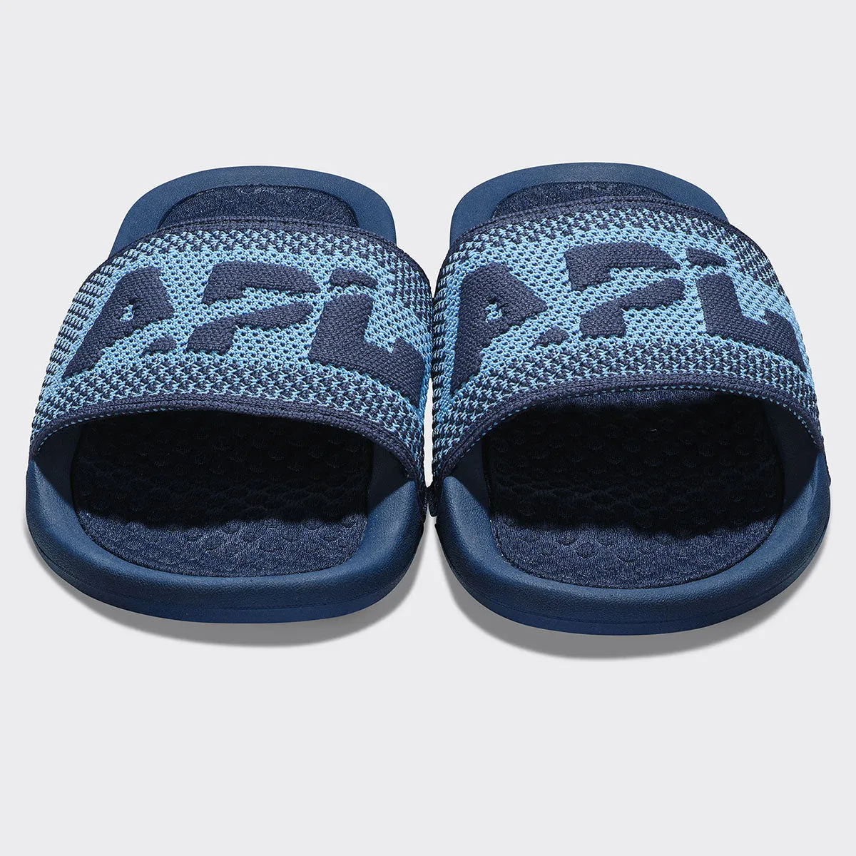 Women's Big Logo TechLoom Slide Midnight / Ice Blue