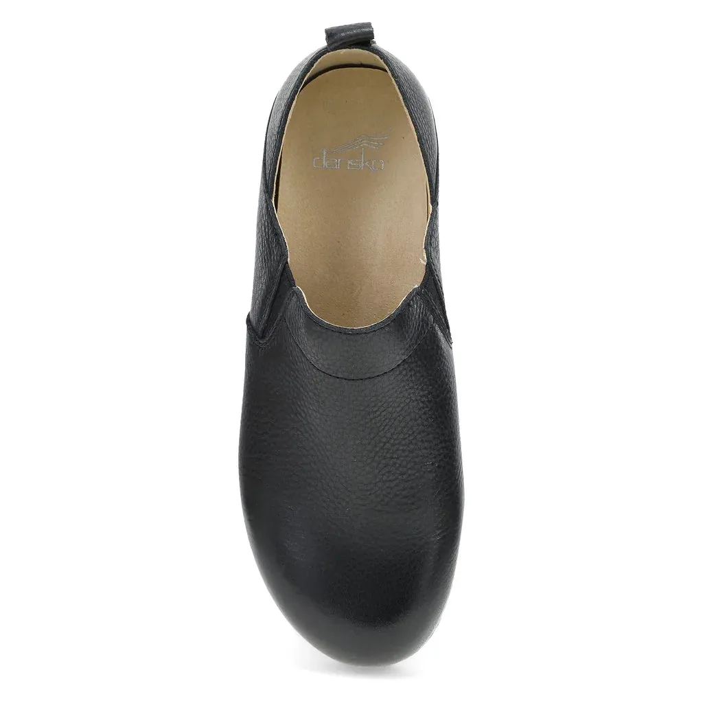 Women's Dansko Meara Clog Color: Black Waxy Milled