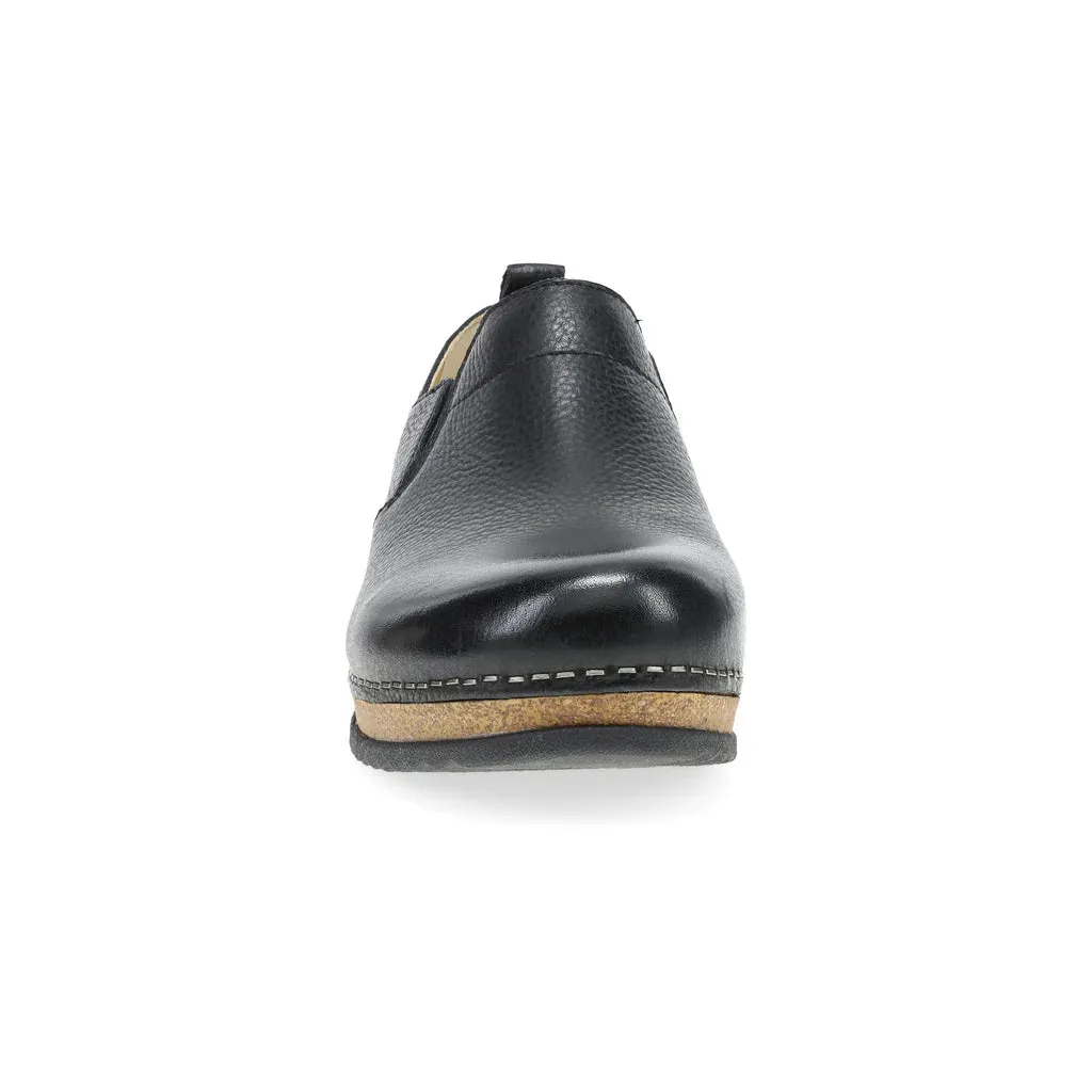 Women's Dansko Meara Clog Color: Black Waxy Milled