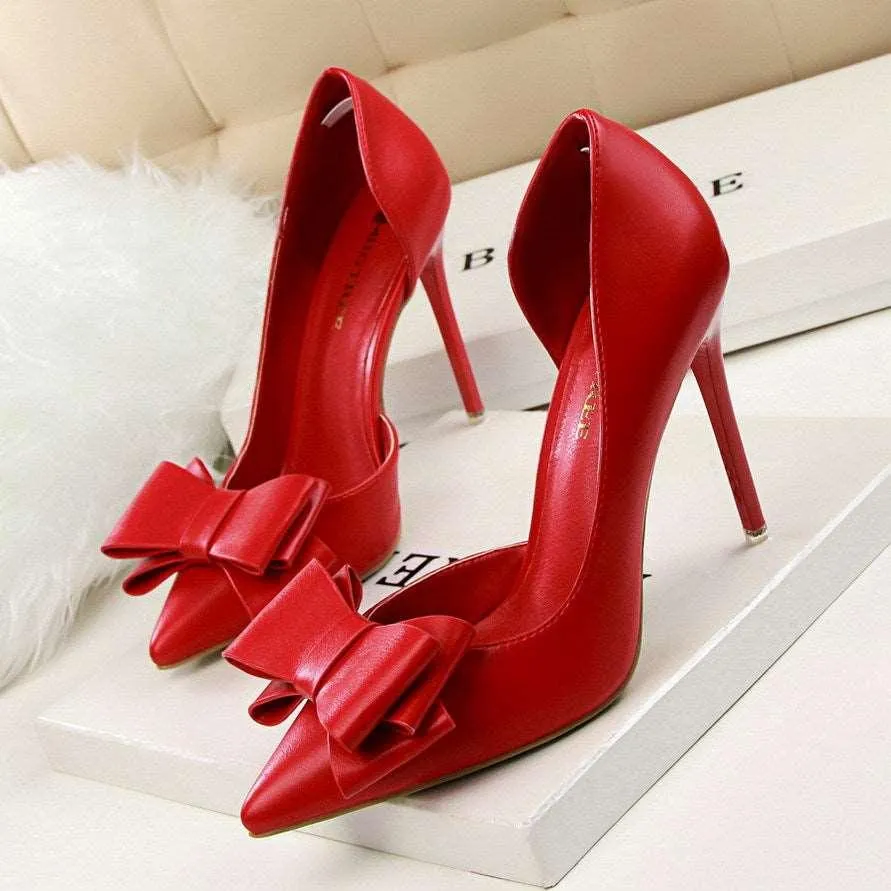 Women's fashion stiletto heels cutout shoes